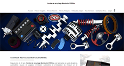 Desktop Screenshot of crmautorecyclage.com